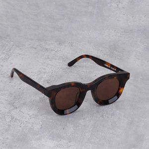 Lunettes de soleil classiques polyvalentes, noires et blanches, de marque de styliste rétro pour hommes, Style Hip-hop, 8UGJD