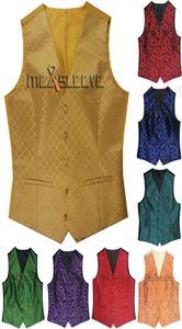 mode vesten vrouwelijke vesten damespak formele jacquard floralswirlstripe dame jurk waistcoat vrouw vest set1175518