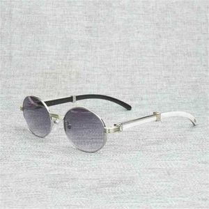 Fashion vintage zwart witte buffelhoorn mannen natuurlijke houten bril kader voor vrouwen outdoor bril round brilglasseskajia