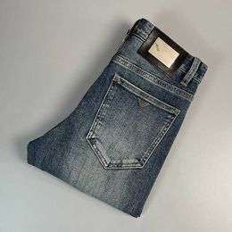 Mode vintage Jeans hommes jeans designer pantalons hommes casual denim pantalon classique GA broderie pantalon droit