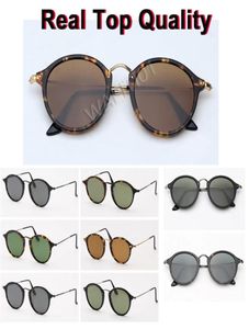 Fashion Vintage Sunglasses For Men Women Glass Lens Round Designer Sun Glasses Man Circle Retro Sunglass Driving Eyewear Gafas Sha4003287