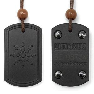 Collier pendentif roches volcaniques à la mode, Anti-EMF, Protection contre les radiations, puissance, énergie scalaire, quantique, Bio Science, ions négatifs, bijoux292f