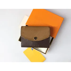 Portefeuilles de mode pour petits produits pour femmes Portefeuille en cuir Emed vendu avec emballage en boîte