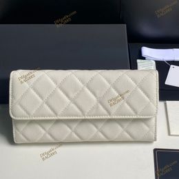 Portefeuilles de mode longs sacs femmes miroir de qualité de luxe de luxe sac à main sac à main avec boîte w025 sac0001