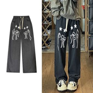 Jean lavé à la mode Men d'automne Chine-Chic High Street Pantalon Pantalon hip-hop XZ212-QN806-P45