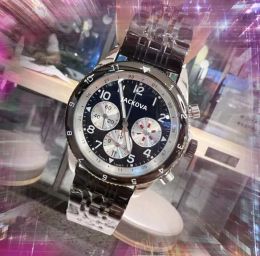 Mode horloge 43mm Topmerk quartz mode heren tijdklok horloges automatische datum volledig functioneel horloge roestvrij staal mannelijke geschenken polshorloge relogios