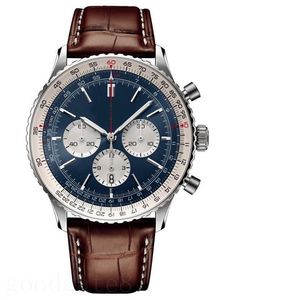 Fashion Watches Men Navitimer Designer Watch Chronograph 2813 Movement Reloj Hombre Sapphire 50mm AAA Watch roestvrij staal XB010