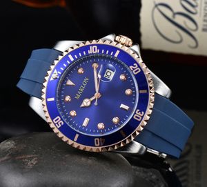Fashion horloges herenhorloge 40 mm gent luxe horloge merk horloge automatisch silicagel sliver hoge kwaliteit luxe horloge horloges band horloge waterdicht