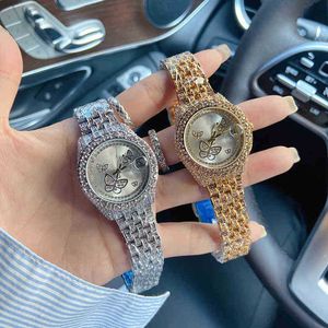Fashion horloges heren Montre Diamond Movement luxe ontwerper kijken mode dames heren 4y6j