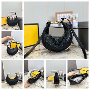 Bolso de tejido de moda Bolso bandolera para mujer Diseño de lujo Bolso de mano portátil para axilas bolso de mano de gran capacidad Un hombro Bolso bandolera oblicuo para el cuerpo