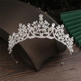 Fashion Wedding Crown Hair Jewelry Accessorie S Crystal Bride Queen Crowns High Quality 240516
