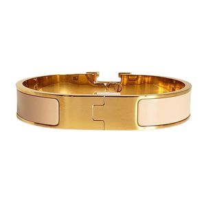 Mode Wedding Prom Accessoires Bangle Nieuwe klassiek Simple Gold Color Sieraden Armbanden Luxe designer Sieraden Paar gepaarde armbanden voor vrouw