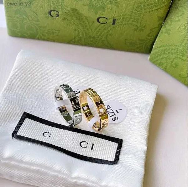 Fashion Wedding Ring Amantes de diseñador Anillo de diseñador de 18k GOLICA CLÁSICA JOYERÍA CALIDAD DE VALENTINES DÍA Regalos para W