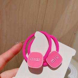 Mode westerse stijl rubberen band Miu Ladies Hair Rope Sweet Candy Niche Band Tied Hair Cute Hair Bands.