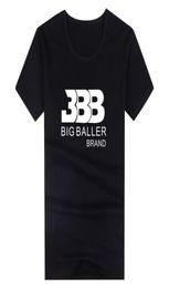 Mode blanc noir tshirt ball basketball mâle mâle à manches courtes bbb tshirt hommes t-shirt s4xl9118926