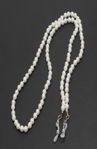 Fashion Blanc Small Perle Perle Perle Eyeglass Chain Sunglass Holder Strap Lonyard Collier 2333382
