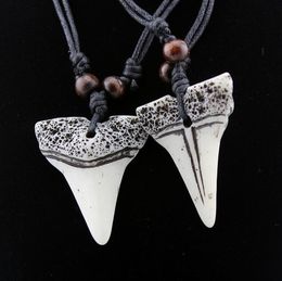 Mode Hele 12 STKSLOT Imitatie Yak Bot Gesneden Nieuw-zeeland Maori Tribal Speerpunt Ketting Pijlpunt Speerpunt Hanger