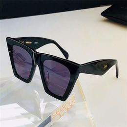 Modische Sonnenbrille im gesamten Design, 41468, kleiner Katzenaugenrahmen, einfacher, großzügiger Stil, UV400-Schutzbrille, Top-Qualität, mit Etui267U