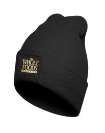 Fashion Whole Foods Market Flash Gold Winter Ski Watch Beanie Hat Vintage Hat Organic Food Healthy Pink6831842