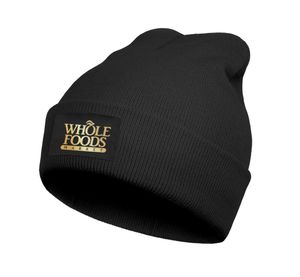 Fashion Whole Foods Market Flash Gold Winter Ski Gataille Hat Hattes vintage Food Organic Saint Pink8294940