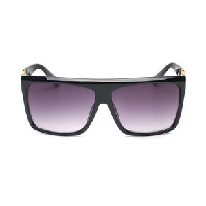 Mode metalen oogglazen luxe zonnebril mannen vrouwen merk designer zonnebril UV-bescherming eyewear