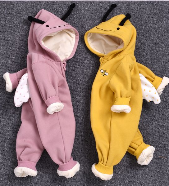 Mode Hiver Automne bébé onesies body pyjamas Dessin Animé Nouveau-Né Garçons Filles Vêtements chaud Toddler Romper Infant Boutique Jumpsuit Chine