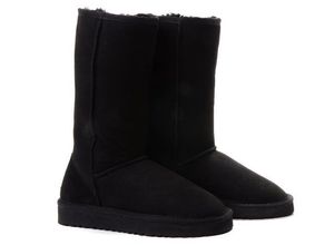 Mode hiver bottes de neige femmes classique botte haute chaud Desinger élégant grandes chaussures marron noir taille 36-41 pour dame