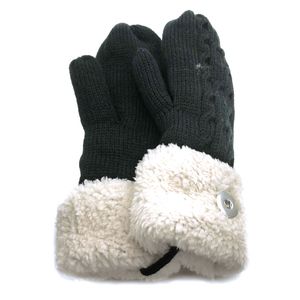Mode-winter vingerloze handschoenen 009 fit 18mm drukknoop mode accessoires bedels sieraden voor vrouwen tieners meisje kerstcadeau