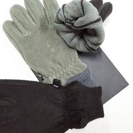 Mode hiver cinq doigts gants polaire extérieur femme écran tactile cheveux de lapin peau chaude pour hommes et femmes 263p
