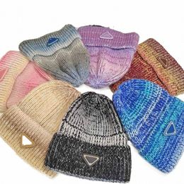 Mode hiver tricoté chapeau concepteur chaud crâne casquettes pour homme femme 7 couleurs de couture cadeau