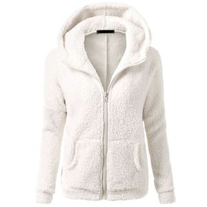 Fashion- Winter Thicken Fleece Warm Coat Hooded Parka Overcoat Jacket Outwear