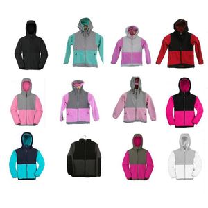 Fashion Winter Kids Fleece Vestes Hoodie Mabètes de haute qualité Brand Womenproof Wind Hold Soft Shell Sportswear Women Men Mens Coats de grande taille XS-XXXL 12 Colours