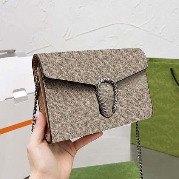 Bolsos de cadena Woc de moda, bolsos de mensajero cruzados de diseñador, bolsos de lona clásicos para mujer, bolso de cadena de hombro, bolso de hombre al por mayor