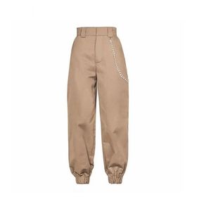 Mode femme camo pantalon femmes cargo taille haute pantalon ample joggeurs camouflage sueur streetwear 210521