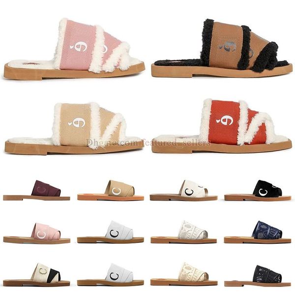 Moda mujer sandalias zapatillas mullidas planas famosas sandalias de diseñador para mujer verano playa Italia zapatos espuma plataforma de goma diapositivas mocasines entrenador sandalias peludas peludas