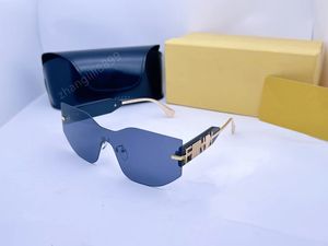 Gafas de sol de moda para mujer, gafas de sol con montura sin montura de Metal, gafas deportivas para mujer, gafas de sol de playa al por mayor, gafas coloridas UV400