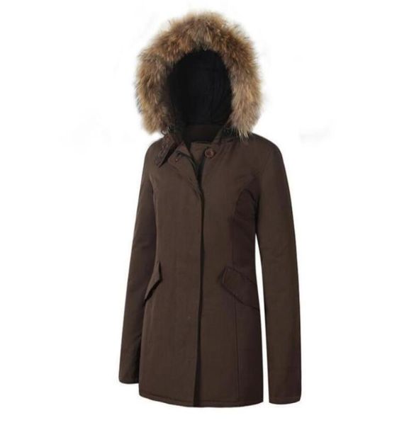 Moda mujer chaqueta de plumón ártico mujer invierno ganso abajo exterior Parkas gruesas abrigo para mujer prendas de vestir cálidas chaquetas 8198717