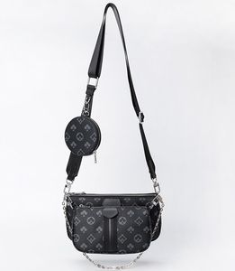 Mode vrouwen tas handtas datum code portemonnee koppeling schouder messenger cross body serienummer drie in één bloem