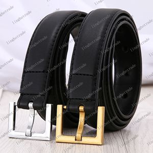 Fashion Women Belt New Design Leather Belt Weme Big Big Buckle Buckle Black White Orange Couleur 3 0cm Largeur avec boîte 238J