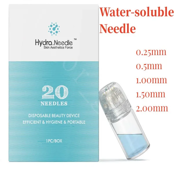 Hot Designer Hydra Needle 20 Aplicador de suero Aqua Gold Microchannel MESOTERAPIA Tappy Nyaam Nyaam Fine Touch Derma Stamp Hydra Needle Roller Envío rápido