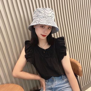 Fashion Women Embet Hats Designer Fishman Hat For Men Cowboy -stijl Cap Borduurwerkwaterlijnen Zonnekappen Luxe strandletter C Casquette