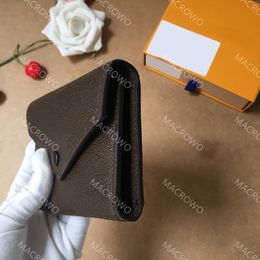 Mode dames koppeling portemonnee bankbeen clip Victorine Wallets luxe speciale canvas kaarthouder ontwerper dames zip munt pocket 6 kaartslots munt portemonnee m41938