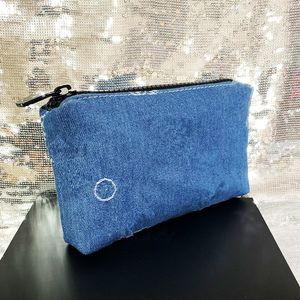 mode Vrouwen make-up tassen denim beroemde make-up tas reistas make-up tassen dames cluch portemonnees organizador toilettas handtas