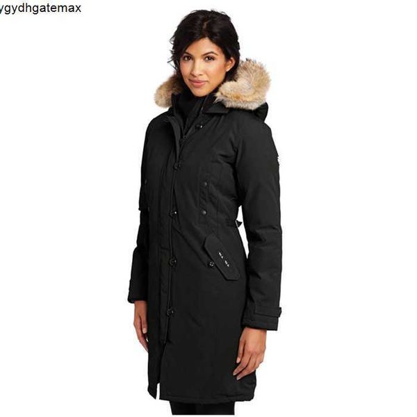 Fashion Women Designers Canada La veste brillante de la veste parka hiver