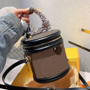 Mode Dames Trektas Luxe Designer Handtassen Dames Bucket Hoge Kwaliteit Lederen Schoudertassen Crossbody Cosmetische Tas