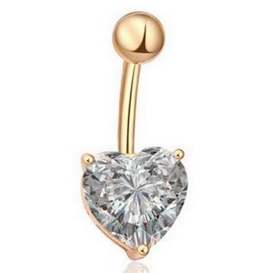 Mode Vrouwen Elegante Crystal Rhinestone Body Piercing Sieraden Belly Button Navel Rings Charm Sieraden Epacket