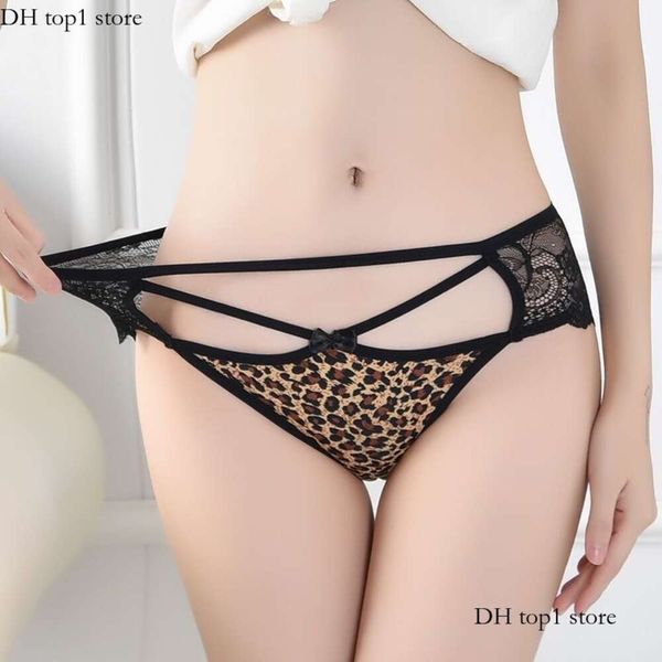 Fashion Women Girl Gauze Lace Panties Transparent Couleurs de bonbons Panty Panty Coton Briefs sous-vêtements Knickers Gift Sexy Leopard sous-vêtements pour femmes Trunks 625