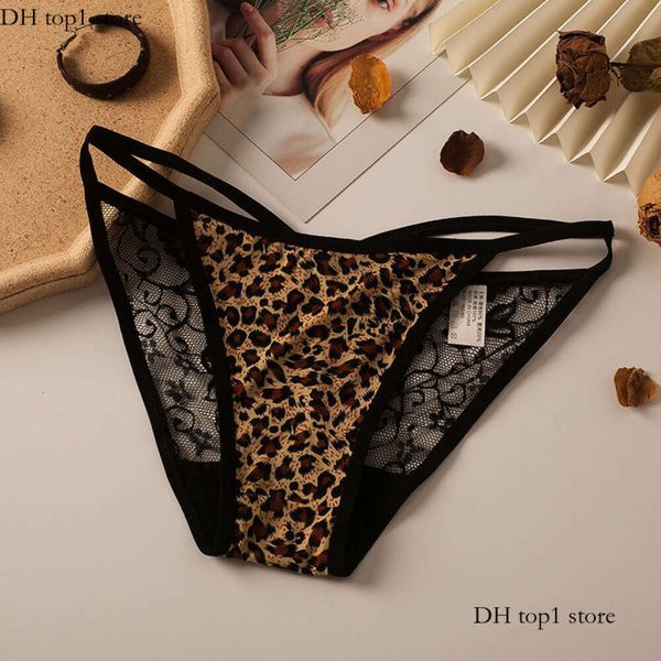 Fashion Women Girl Gauze Lace Panties Transparent Couleurs de bonbons Panty String Coton Maisses sous-vêtements Knickers Gift Sexy Leopard sous-vêtements pour femmes Swim Tunks 828