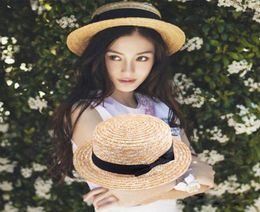 Moda feminina meninas adorável boho sol praia chapéus de palha aba larga verão boné parentchild outfit meninas senhoras crianças férias sol hats15443224