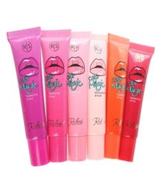 Moda mujeres niñas nuevo brillo de labios tatuaje pegatina lápiz labial impermeable Megic Color máscara tinte paquete de larga duración labio bruto M017321962980